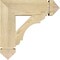 Ekena Millwork Olympic Arts & Crafts Rough Sawn Bracket, Douglas Fir, 4"W x 16"D x 16"H BKT04X16X16OLY03RDF - alternate 4